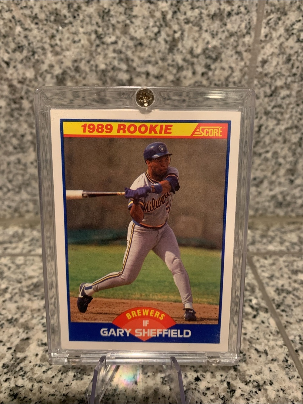 1989 Gary Sheffield Rookie Card In Case & 1992 Beckett Magazine Perfect Shape - Picture 2 of 10